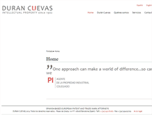 Tablet Screenshot of durancuevas.com